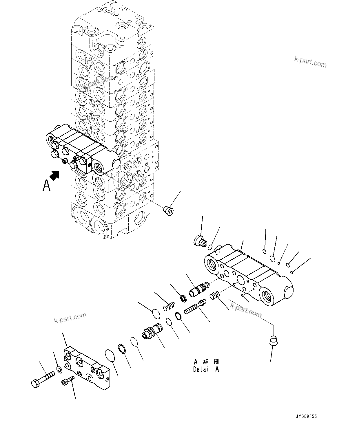 Komatsu parts book diagram for PC55MR-3 S/N 15001-UP: єЭДЫ ?Щ КЮЩМЮ, 9 КЮЩМЮ (18/23)(#15001-15400)