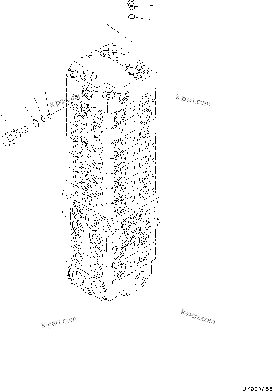 Komatsu parts book diagram for PC55MR-3 S/N 15001-UP: єЭДЫ ?Щ КЮЩМЮ, 9 КЮЩМЮ (20/23)(#15001-15400)