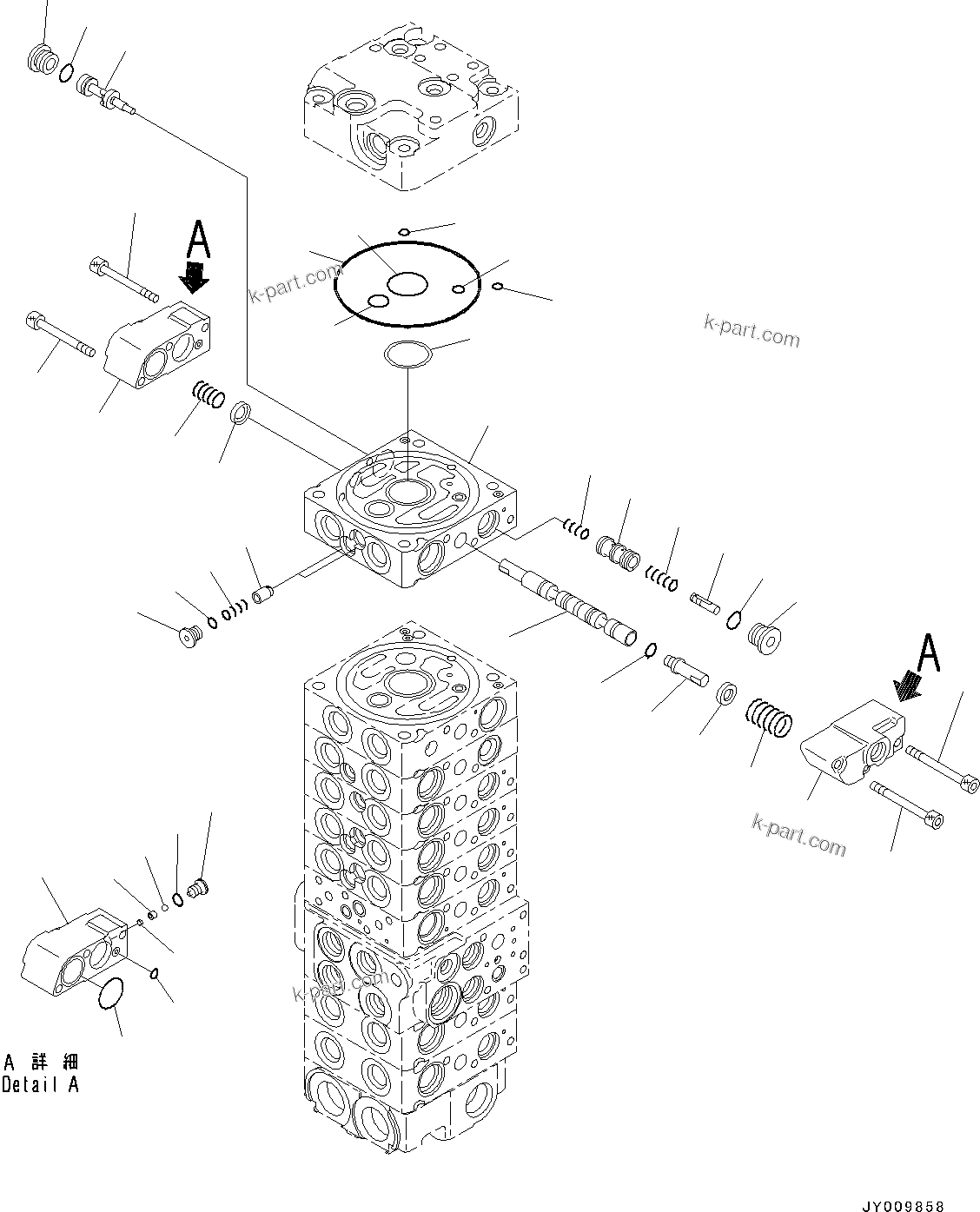 Komatsu parts book diagram for PC55MR-3 S/N 15001-UP: єЭДЫ ?Щ КЮЩМЮ, 9 КЮЩМЮ (22/23)(#16501-)