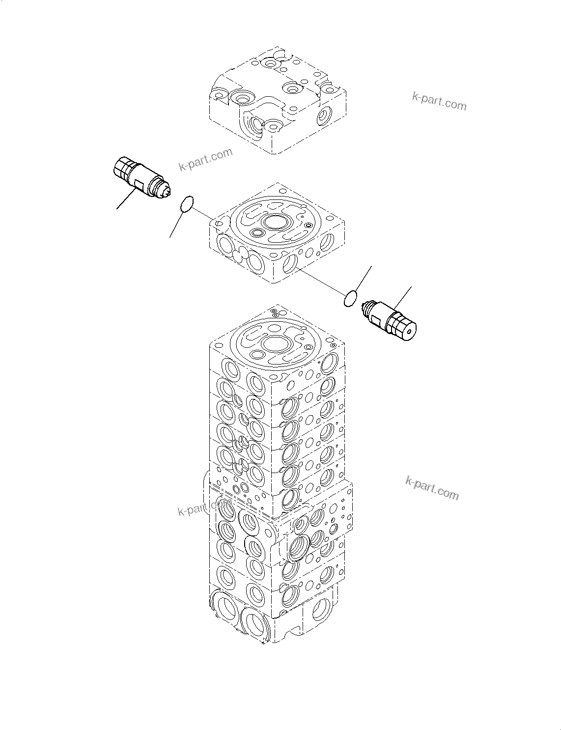Komatsu parts book diagram for PC55MR-3 S/N 15001-UP: єЭДЫ ?Щ КЮЩМЮ, 9 КЮЩМЮ (23/23)(#16001-16500)