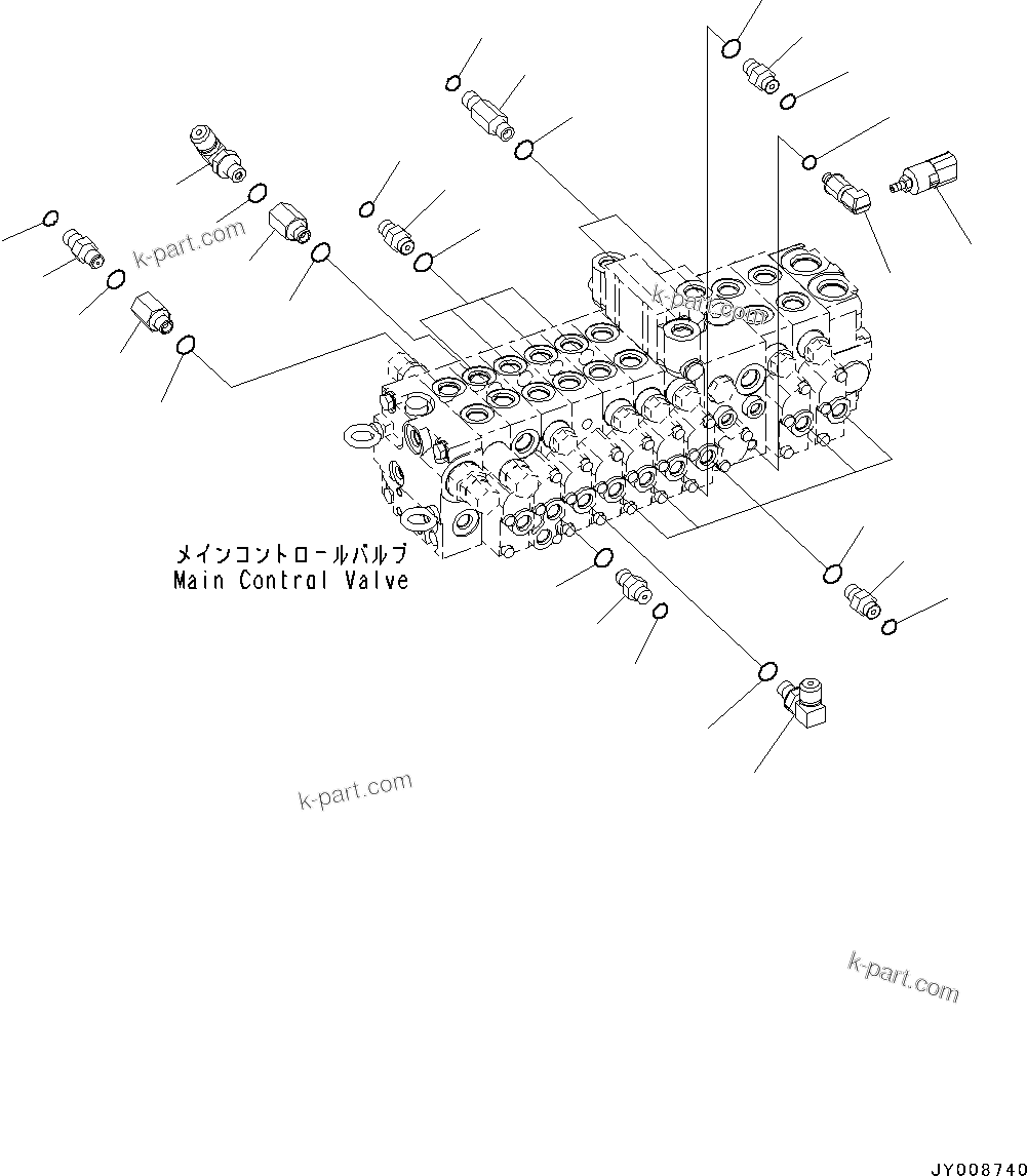 Komatsu parts book diagram for PC55MR-3 S/N 15001-UP: єЭДЫ ?Щ КЮЩМЮ, єИёГЁЭёЮ •”•I (3/3)(#15001-15400)