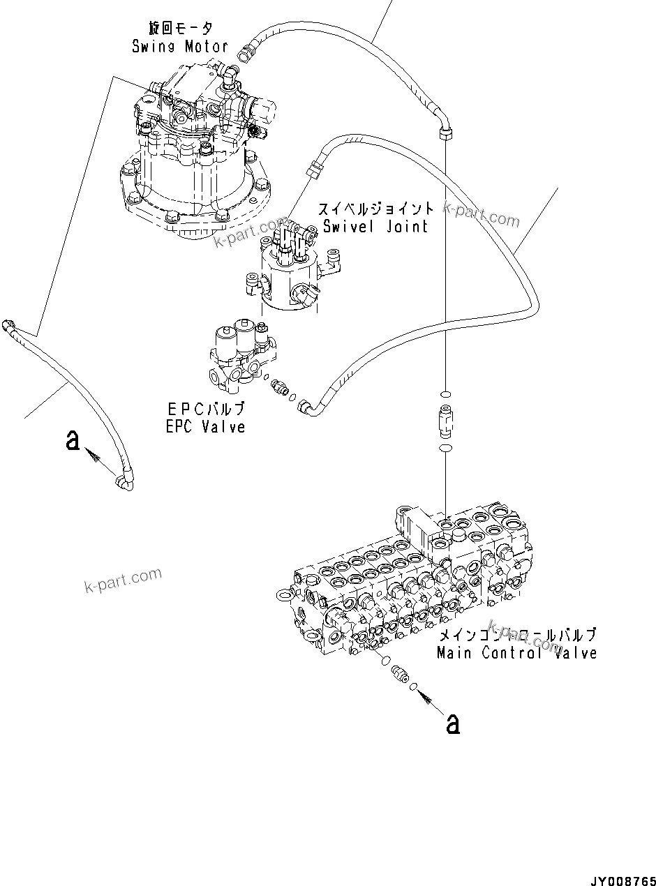 Komatsu parts book diagram for PC55MR-3 S/N 15001-UP: єЭДЫ ?Щ КЮЩМЮ, ША ?Э ”ZЉЗ ( ? ?Д ГЮѕЧЪ ?А •T)(#15001-15400)