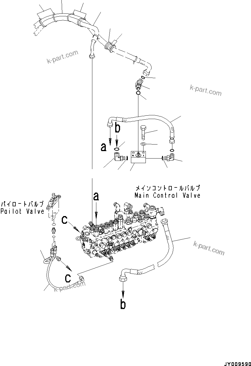 Komatsu parts book diagram for PC55MR-3 S/N 15001-UP: єЭДЫ ?Щ КЮЩМЮ,  ?АЇБТЭД ”ZЉЗ(#15001-15400)