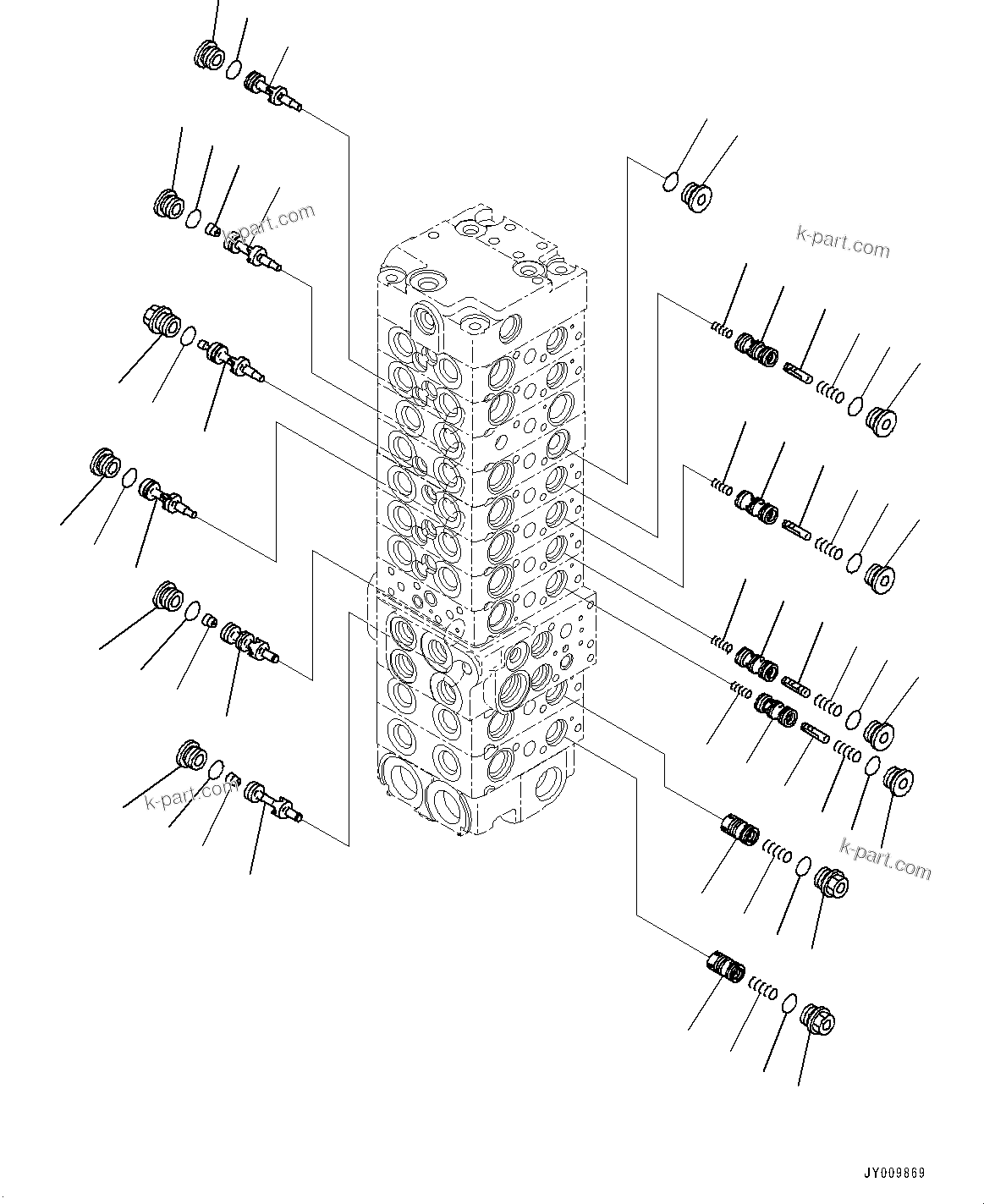 Komatsu parts book diagram for PC55MR-3 S/N 15001-UP: єЭДЫ ?Щ КЮЩМЮ, 10 КЮЩМЮ (12/25)(#16501-)