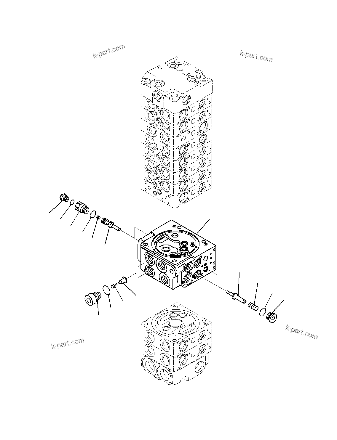 Komatsu parts book diagram for PC55MR-3 S/N 15001-UP: єЭДЫ ?Щ КЮЩМЮ, 10 КЮЩМЮ (14/25)(#16001-16500)