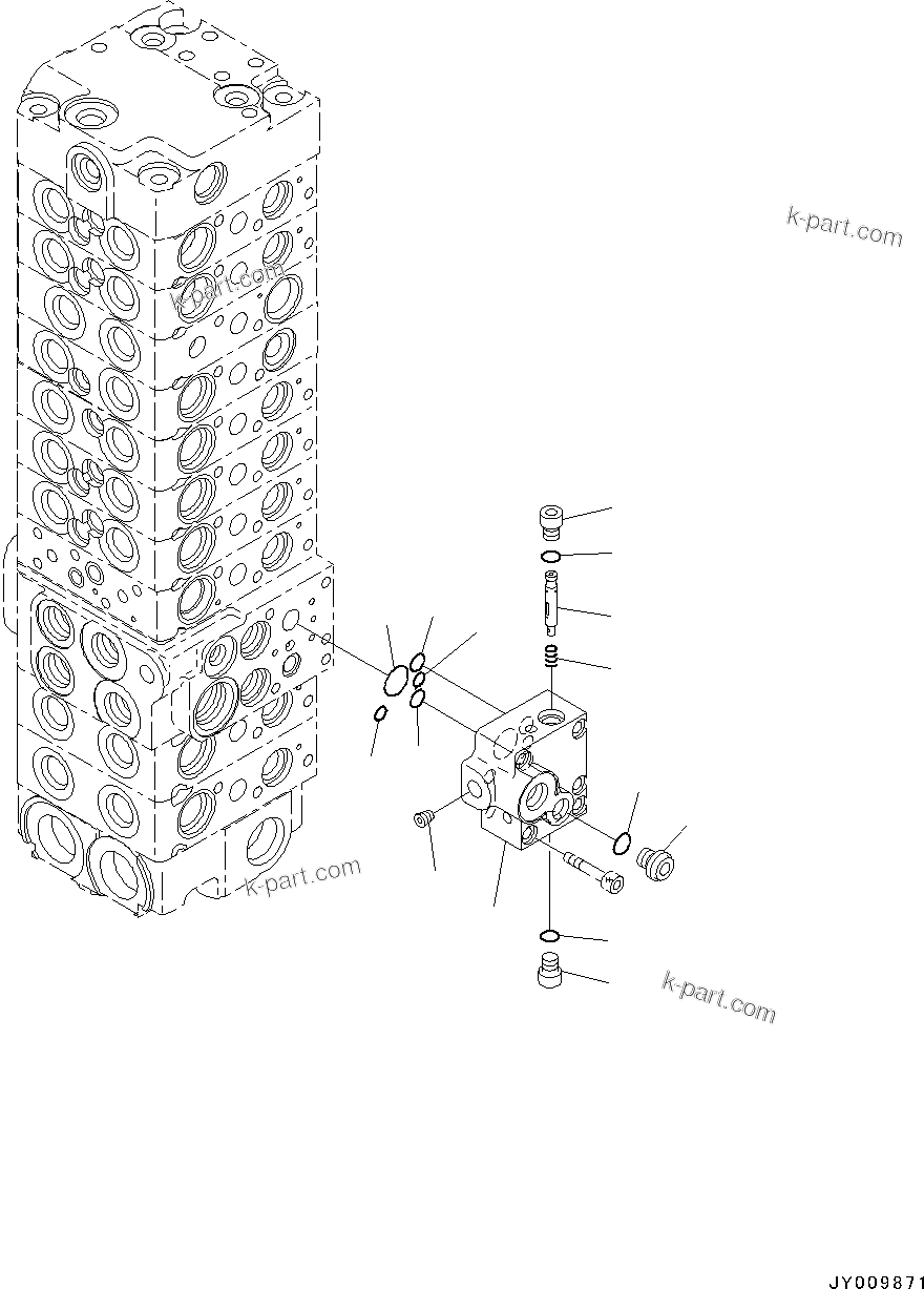 Komatsu parts book diagram for PC55MR-3 S/N 15001-UP: єЭДЫ ?Щ КЮЩМЮ, 10 КЮЩМЮ (16/25)(#16501-)