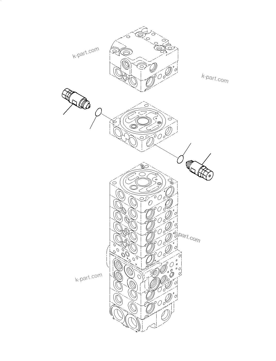 Komatsu parts book diagram for PC55MR-3 S/N 15001-UP: єЭДЫ ?Щ КЮЩМЮ, 10 КЮЩМЮ (23/25)(#16501-)