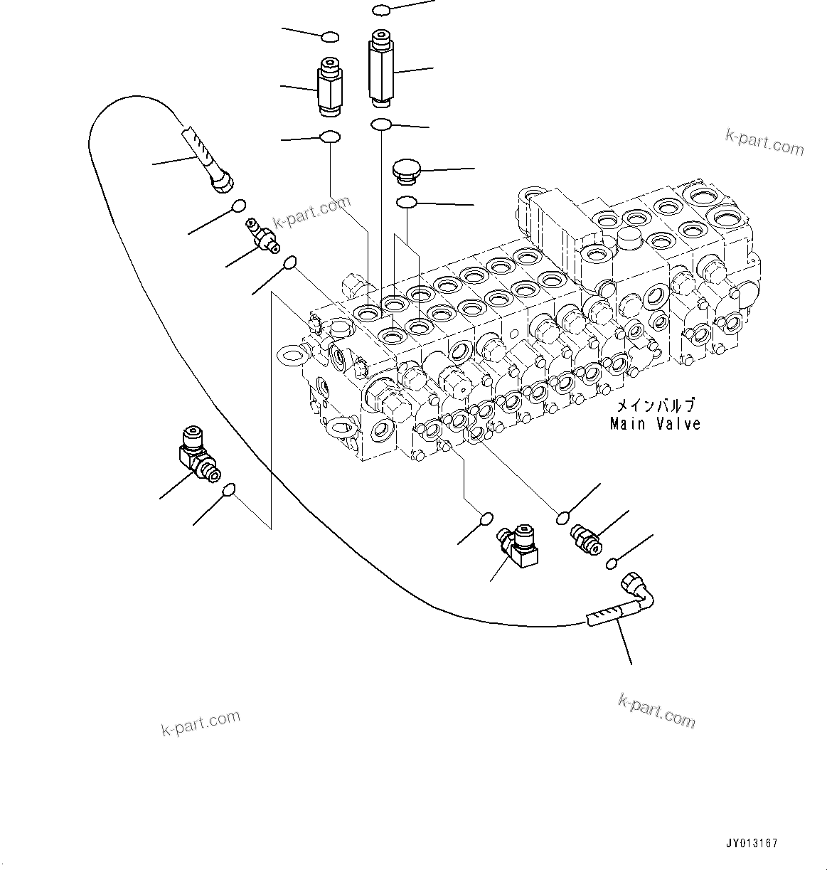 Komatsu parts book diagram for PC55MR-3 S/N 15001-UP: єЭДЫ ?Щ КЮЩМЮ, єИёГЁЭёЮ •”•I, ‘ќђЭКЮЩМЮ (10 ЅМЯ ?Щ, КЯЬ ?  ?ЭёЮЩ КЯЬ ? БЩД МЮЪ ?ДЮ —P)(#15001-15400)
