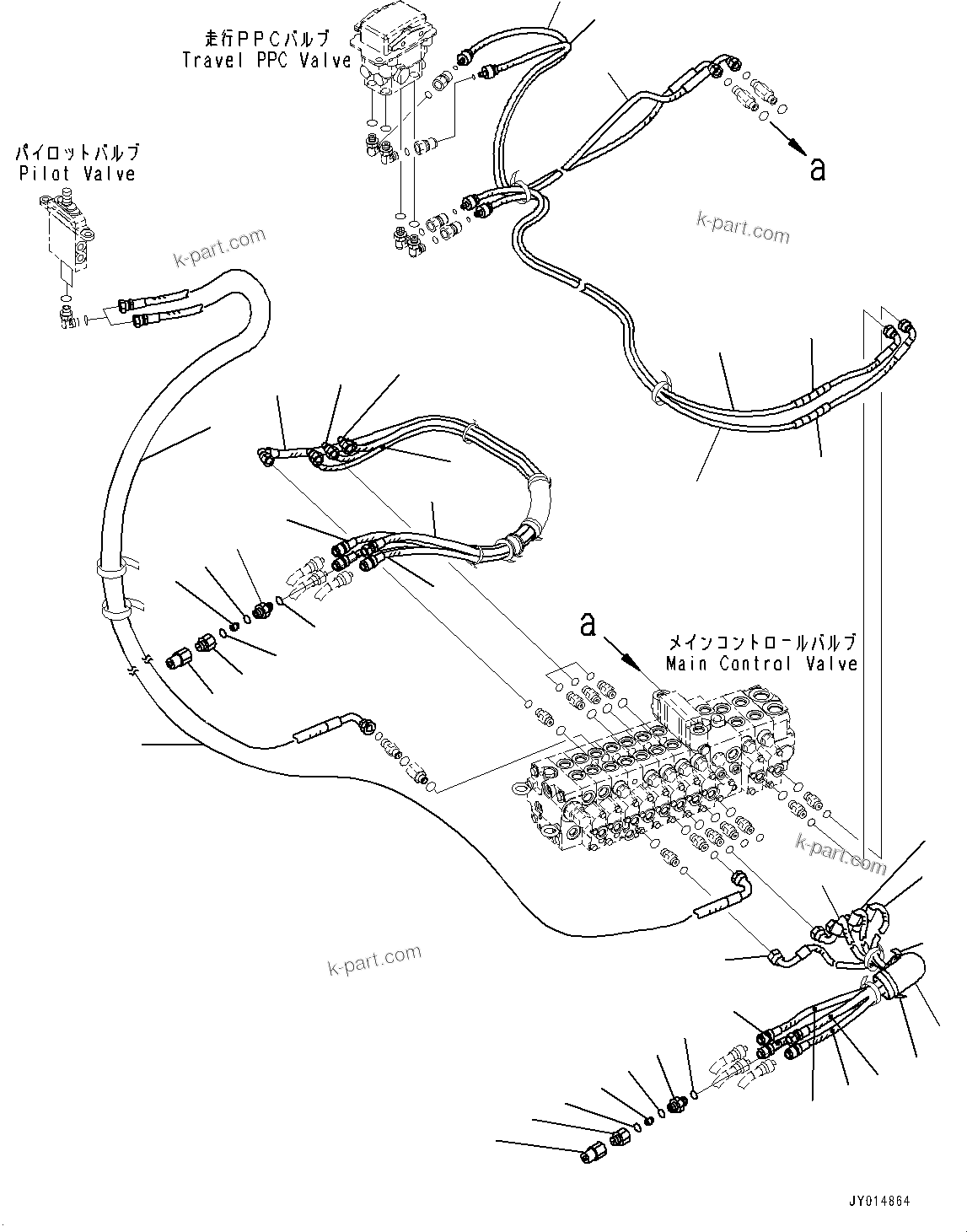 Komatsu parts book diagram for PC55MR-3 S/N 15001-UP: єЭДЫ ?Щ КЮЩМЮ, PPC ”ZЉЗ (КЯЬ ?  ?ЭёЮЩ КЯЬ ? БЩД МЮЪ ?ДЮ •T)(#15401-16000)