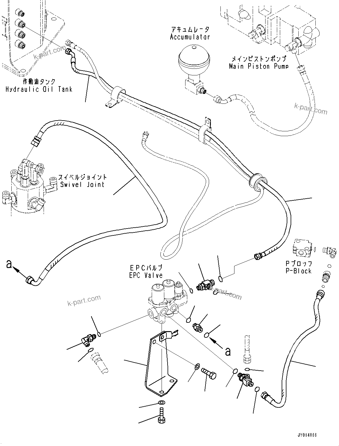 Komatsu parts book diagram for PC55MR-3 S/N 15001-UP: єЭДЫ ?Щ КЮЩМЮ, їЪЙІДЮ КЮЩМЮ ”ZЉЗ (КЯЬ ?  ?ЭёЮЩ КЯЬ ? БЩД МЮЪ ?ДЮ •T)(#16501-)
