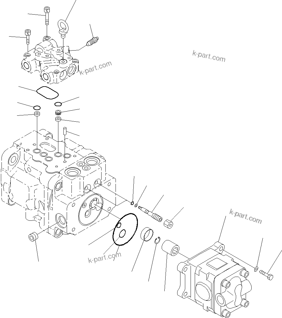 Komatsu parts book diagram for PC55MR-3 S/N 15001-UP: –ы€іОЯЭМЯ, ЛЯЅДЭ ОЯЭМЯ (4/5)(#15001-15259)