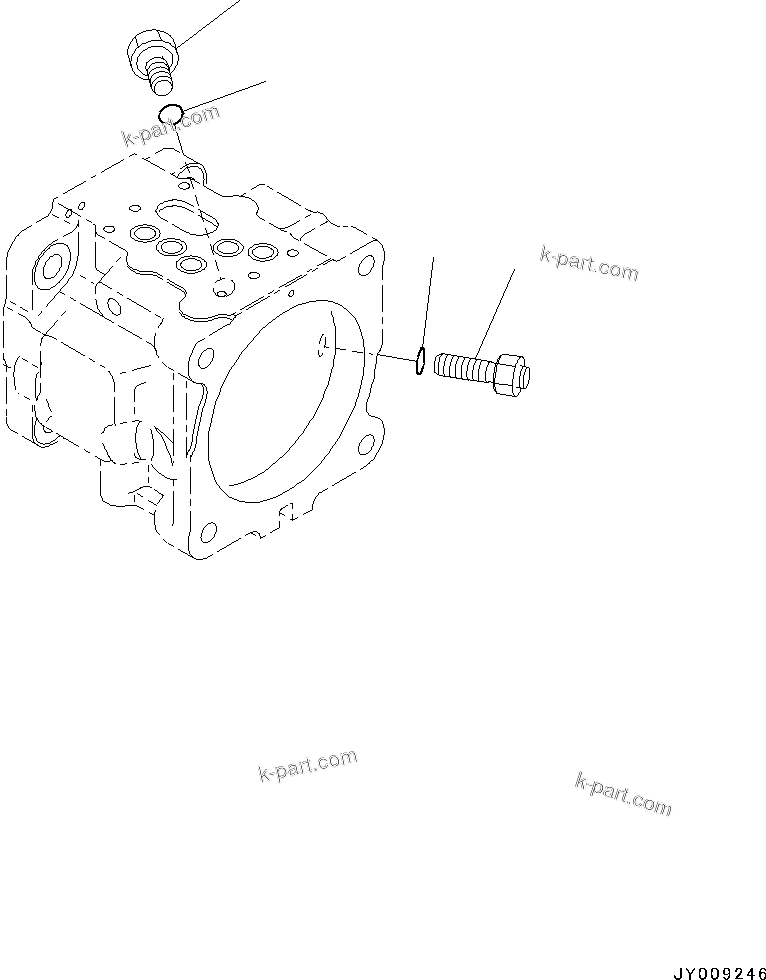 Komatsu parts book diagram for PC55MR-3 S/N 15001-UP: –ы€іОЯЭМЯ, ЛЯЅДЭ ОЯЭМЯ (5/5)(#15001-15259)