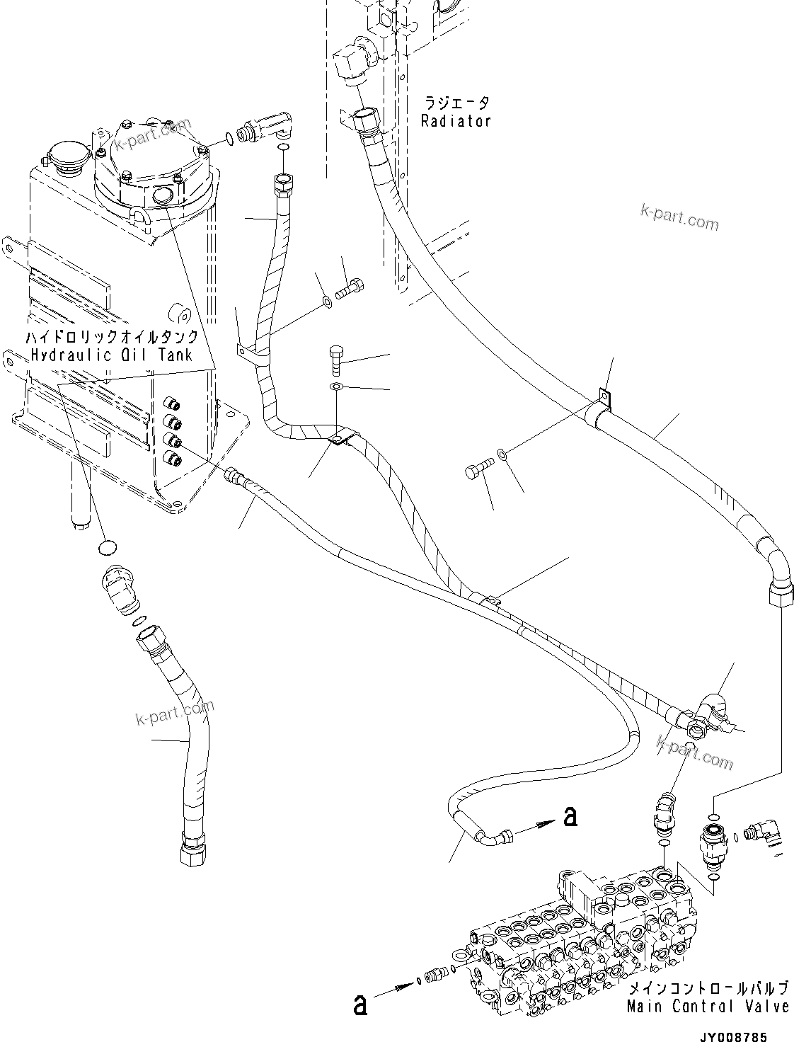 Komatsu parts book diagram for PC55MR-3 S/N 15001-UP: ША ?Э ”ZЉЗ, (#15001-15400)