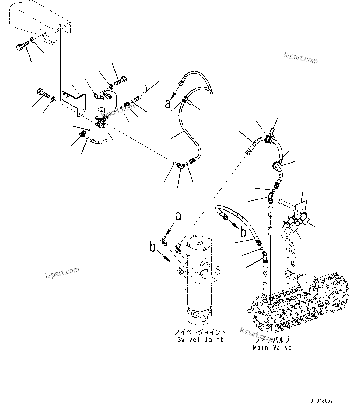 Komatsu parts book diagram for PC55MR-3 S/N 15001-UP: КЯЬ ?  ?ЭёЮЩ КЯЬ ? БЩД МЮЪ ?ДЮ ”ZЉЗ, (“ъ–{—P)(#15001-15400)