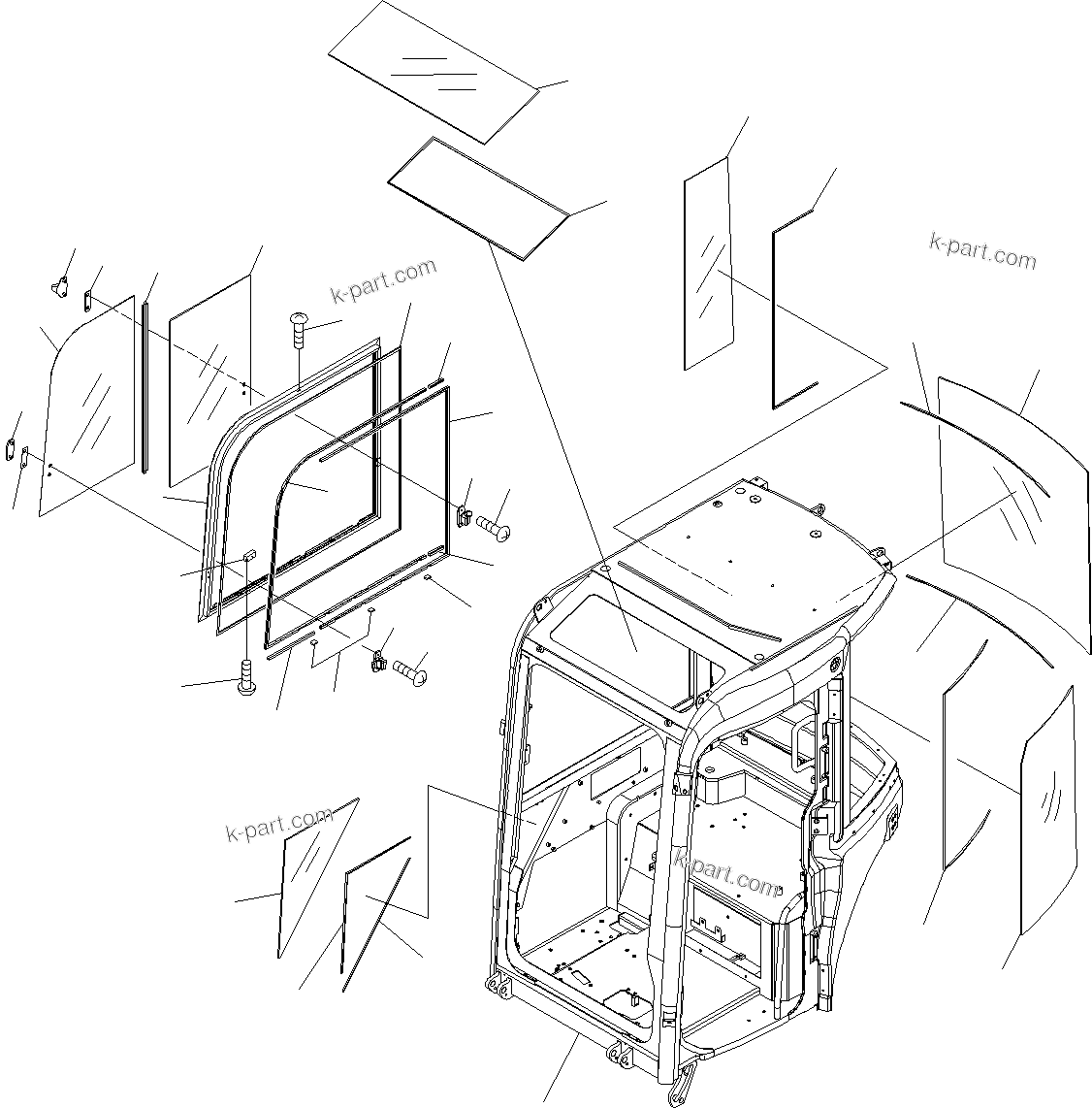Komatsu parts book diagram for PC55MR-3 S/N 15001-UP: ? ?МЮ,  ? ?МЮ ОЮГЮ ?ҐіІЭДЮ(#15001-16000)