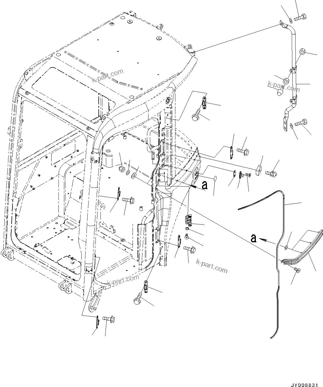 Komatsu parts book diagram for PC55MR-3 S/N 15001-UP: ? ?МЮ,  ? ?МЯЭ ЫЇёҐДЮ ?  ? ?ЇБ(#16501-)