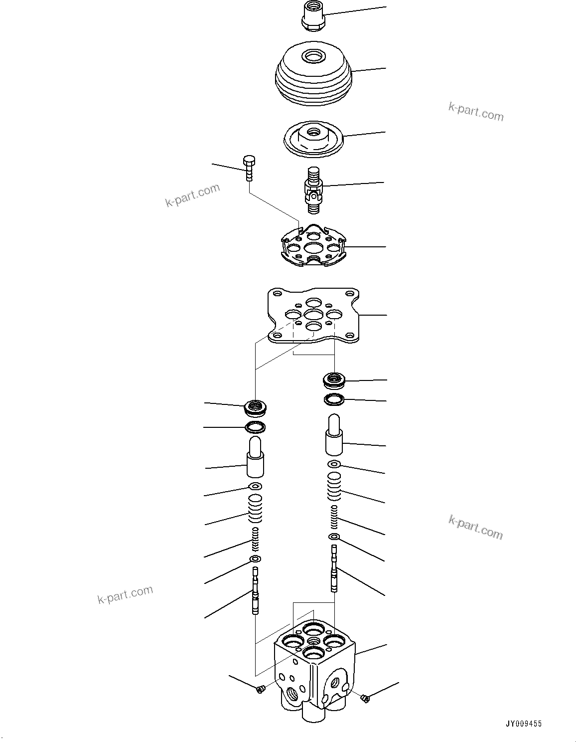 Komatsu parts book diagram for PC55MR-3 S/N 15001-UP: МЫ ? МЪ ?С, Ќм‹Ж‹@—P PPC КЮЩМЮ, Ќ ?(#16001-16500)
