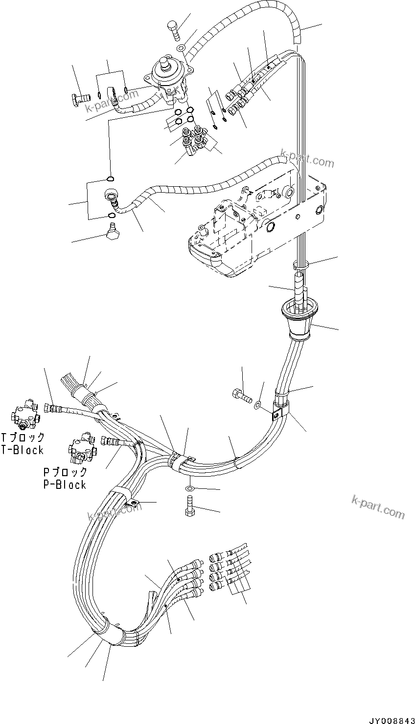 Komatsu parts book diagram for PC55MR-3 S/N 15001-UP: ? ?МЮ, PPC ”ZЉЗ, Ќ ?(#15001-16000)