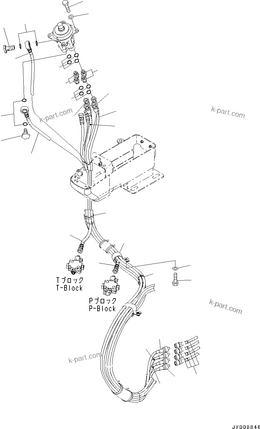 Komatsu parts book diagram for PC55MR-3 S/N 15001-UP: МЫ ? МЪ ?С, PPC ”ZЉЗ, ‰E(#15001-16000)