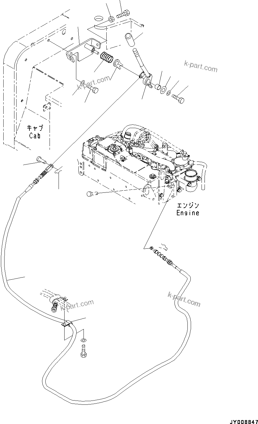 Komatsu parts book diagram for PC55MR-3 S/N 15001-UP: ? ?МЮ, ”R—ї’Іђ ? ЪКЮ ?(#15001-16000)
