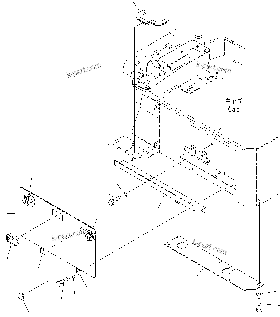 Komatsu parts book diagram for PC55MR-3 S/N 15001-UP: ? ?МЮ,  ?КЮ ?(#15001-16000)