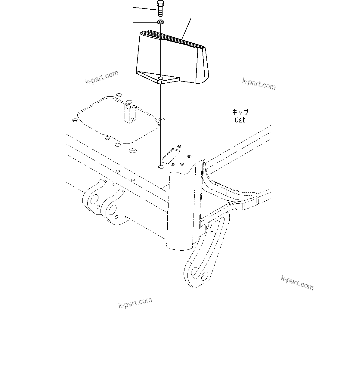 Komatsu parts book diagram for PC55MR-3 S/N 15001-UP: ? ?МЮ, МЫ ?, М ?ДЪЅД, Ќ ?(#15001-16000)(#15001-16000)