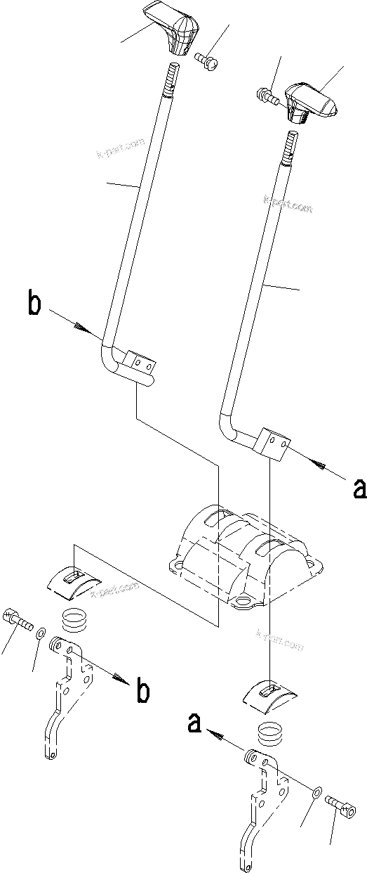 Komatsu parts book diagram for PC55MR-3 S/N 15001-UP: МЫ ? МЪ ?С, МЫ ?, ‘–ЌSєЭДЫ ?Щ ЪКЮ ?(#15001-16000)