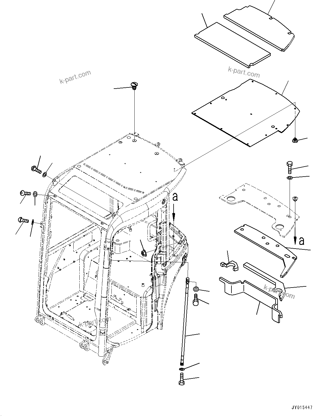 Komatsu parts book diagram for PC55MR-3 S/N 15001-UP: ? ?МЮ,  ? ?МЮ“а•”•I, ШФ ?  ?КЮ ?(#16501-)
