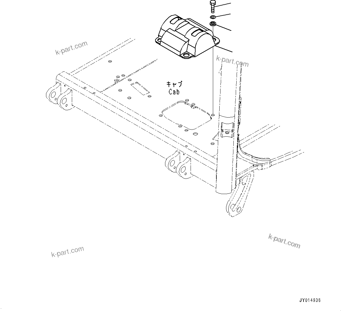 Komatsu parts book diagram for PC55MR-3 S/N 15001-UP: ? ?МЮ, МЫ ?, ‘–ЌSєЭДЫ ?Щ(#16501-)