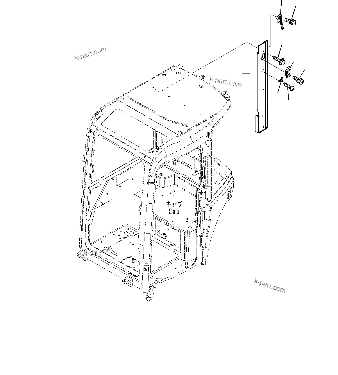 Komatsu parts book diagram for PC55MR-3 S/N 15001-UP: ? ?МЮ, Щ ?С ЧЭМЯ(#16001-16028)