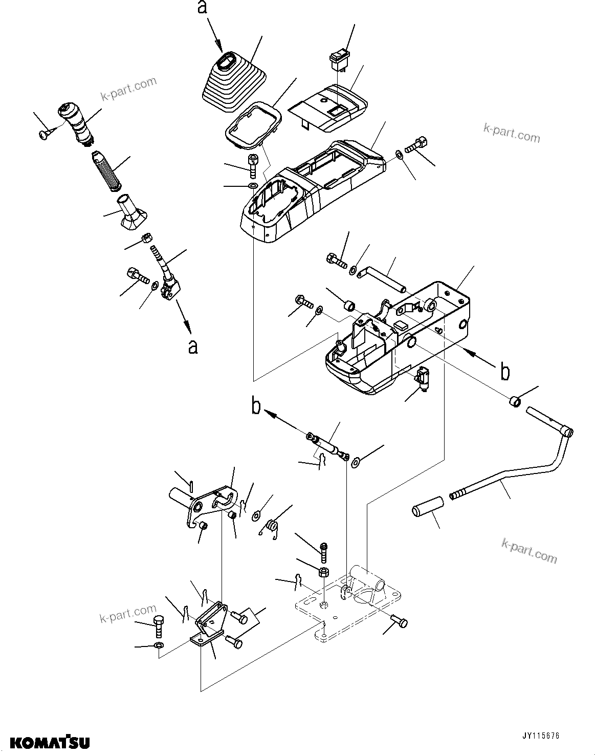 Komatsu parts book diagram for PC55MR-3 S/N 15001-UP: ? ?МЮ, МЫ ?, єЭї ?Щ, Ќ ?(#19692-)