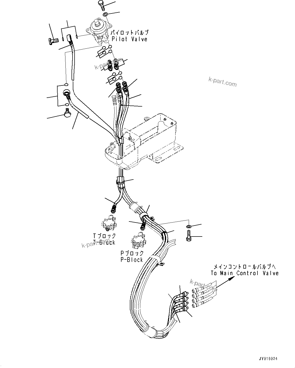 Komatsu parts book diagram for PC55MR-3 S/N 15001-UP: ? ?МЮ, PPC ”ZЉЗ, ‰E(#16501-)