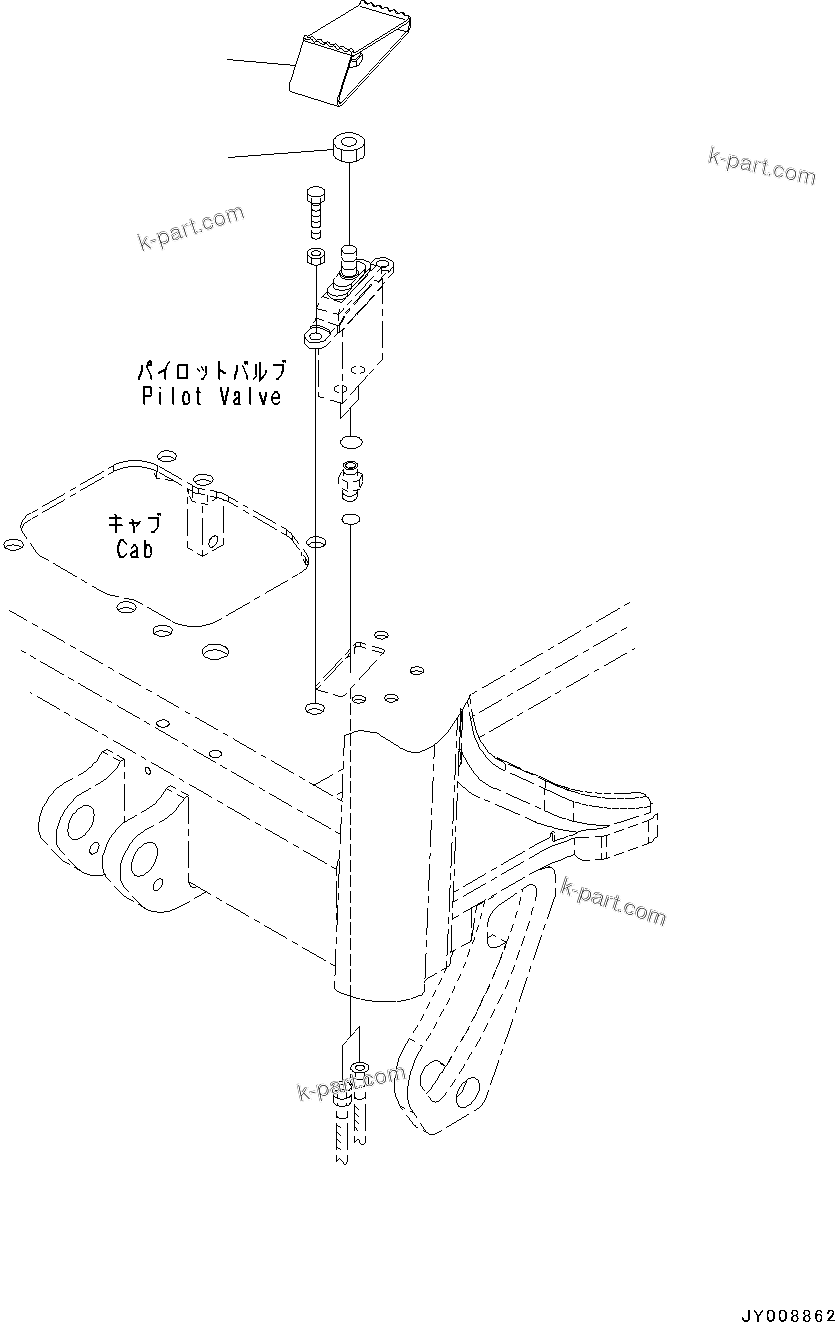 Komatsu parts book diagram for PC55MR-3 S/N 15001-UP: ? ?МЮ,  ?АЇБТЭД НЯАЮЩ(#16501-)