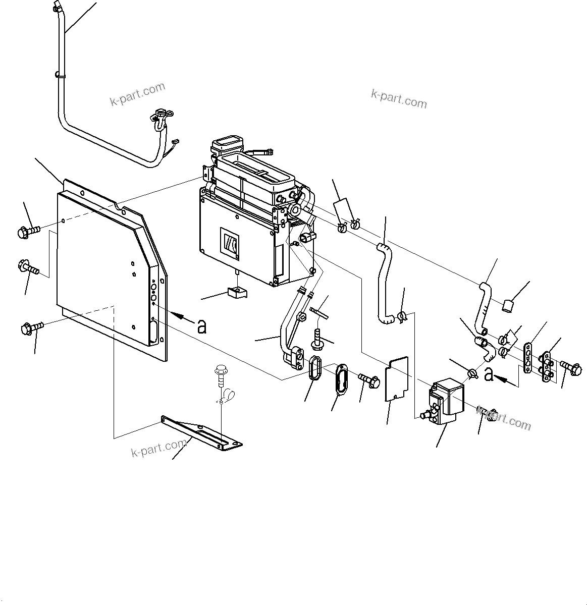 Komatsu parts book diagram for PC55MR-3 S/N 15001-UP: ? ?МЮ, ґ ?єЭЌ\ђ ?•”•I (3/3)(#16501-)