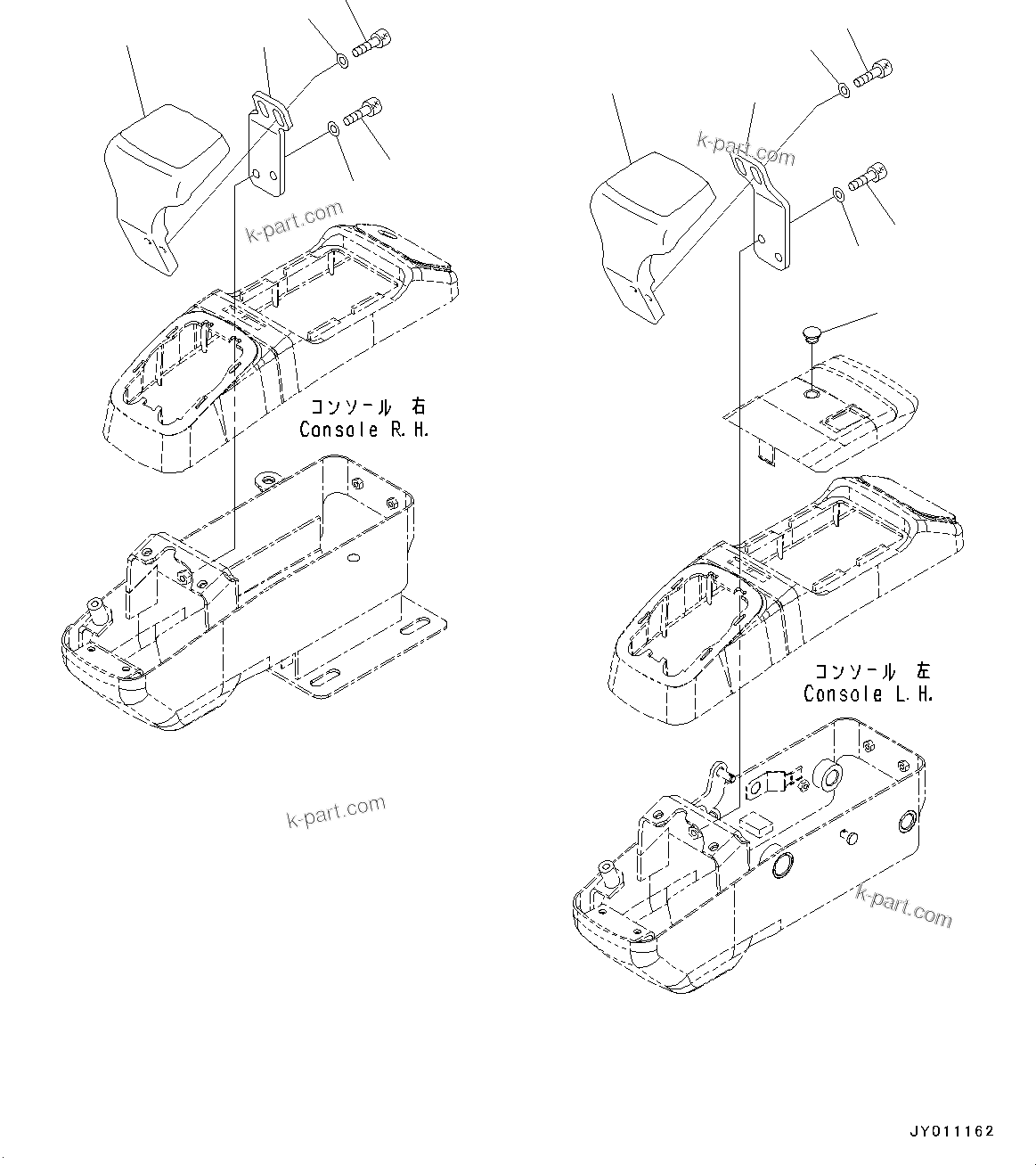 Komatsu parts book diagram for PC55MR-3 S/N 15001-UP: ? ?МЮ,  ? ?СЪЅД(#15001-16000)