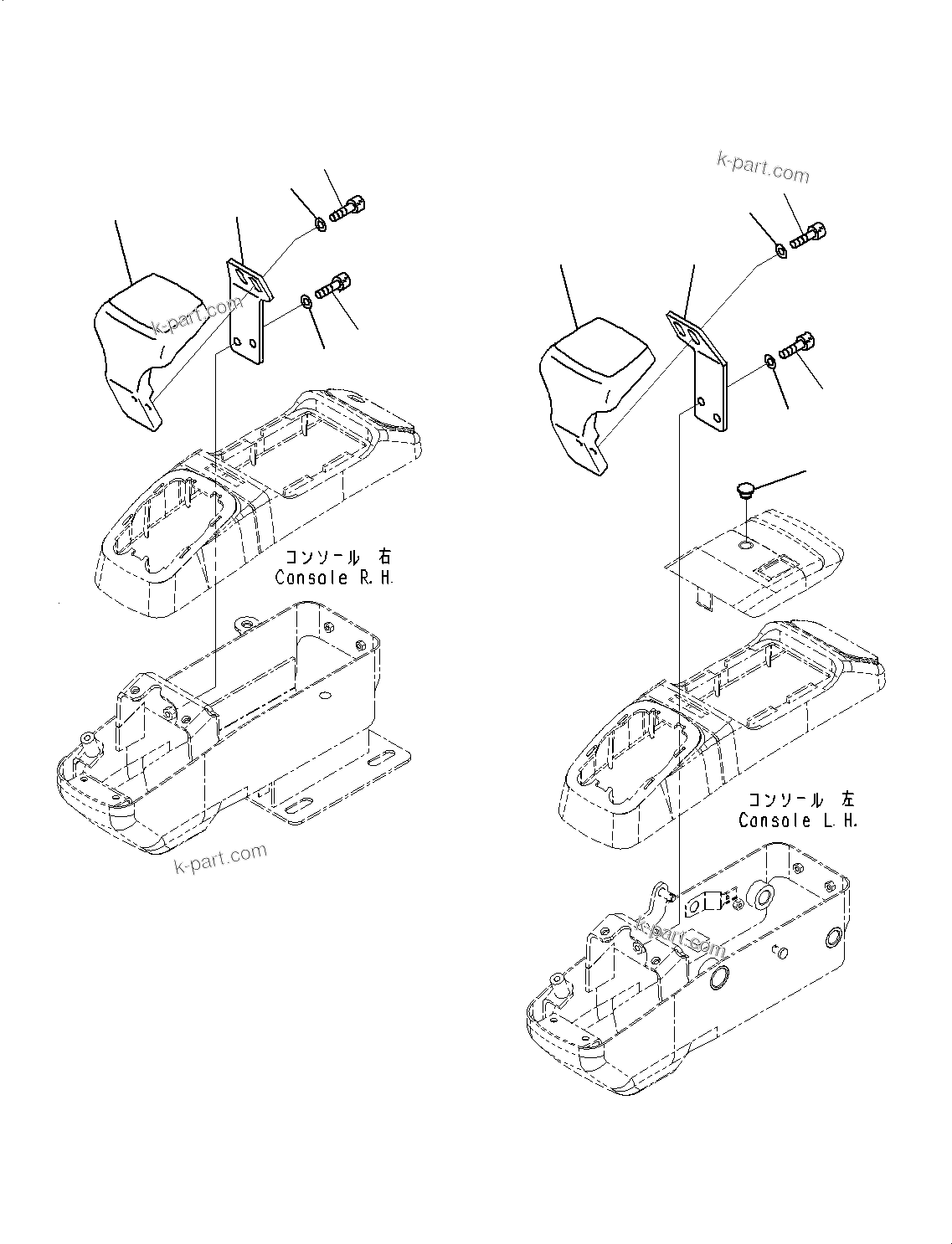 Komatsu parts book diagram for PC55MR-3 S/N 15001-UP: ? ?МЮ,  ? ?СЪЅД(#16001-16028)