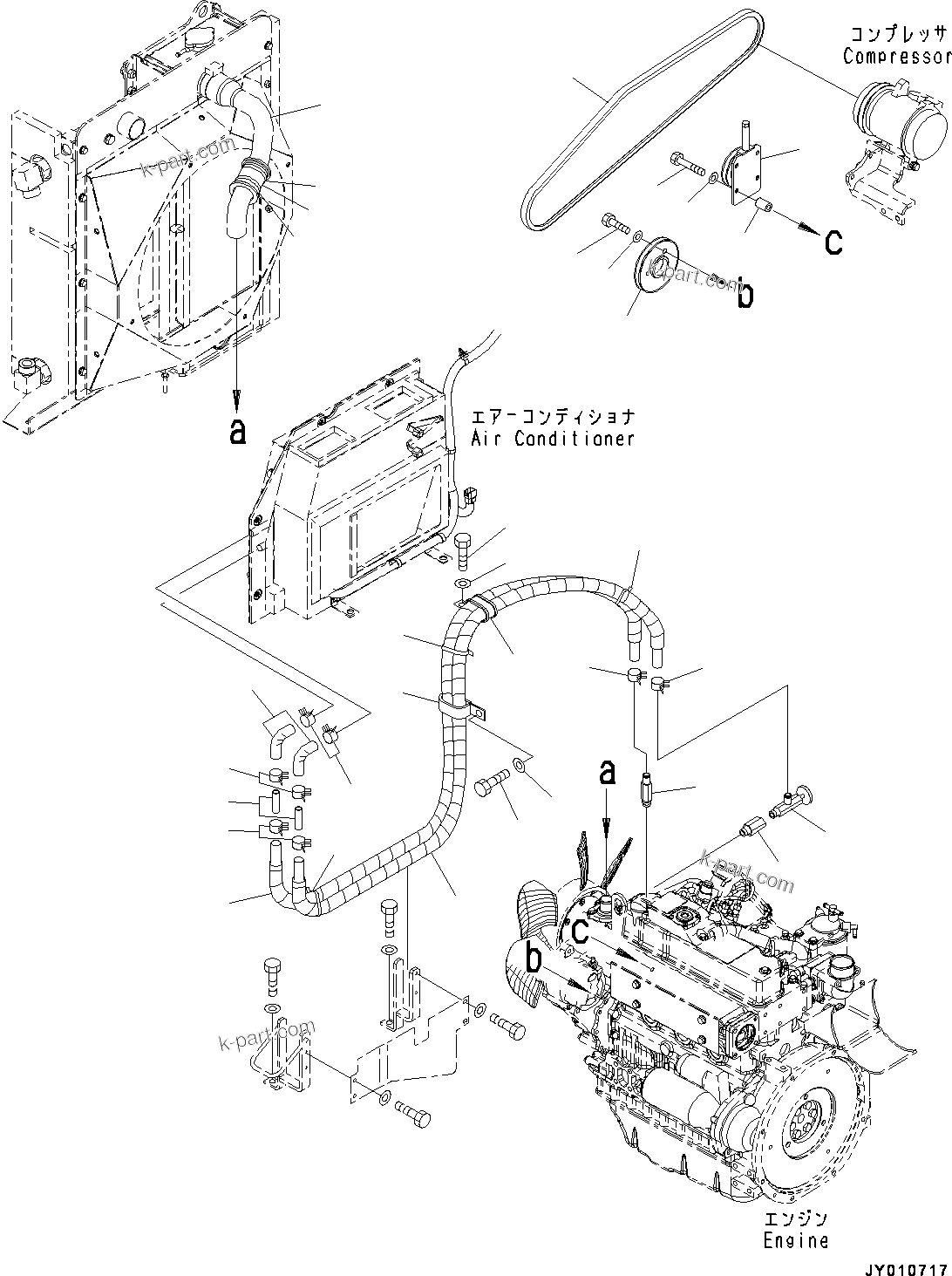 Komatsu parts book diagram for PC55MR-3 S/N 15001-UP: ґ ?єЭ ХЖЇД, (3/3)(#15001-15426)