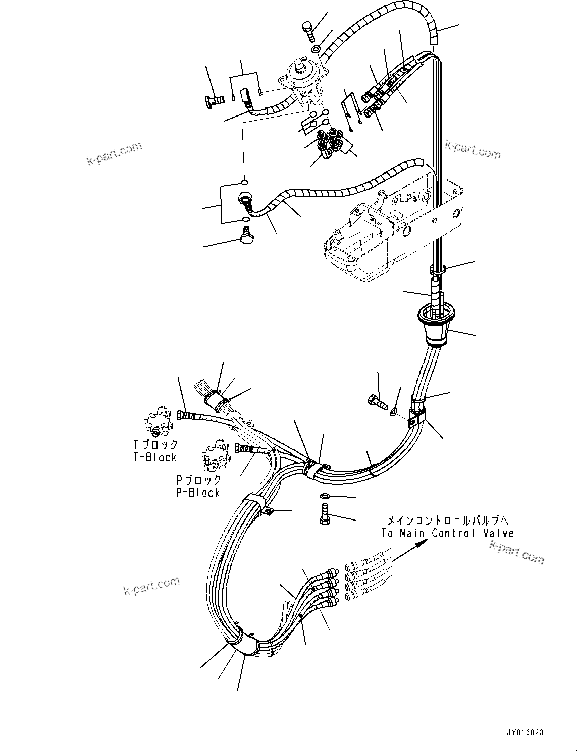 Komatsu parts book diagram for PC55MR-3 S/N 15001-UP: МЫ ? МЪ ?С, PPC ”ZЉЗ, Ќ ?(#16501-)
