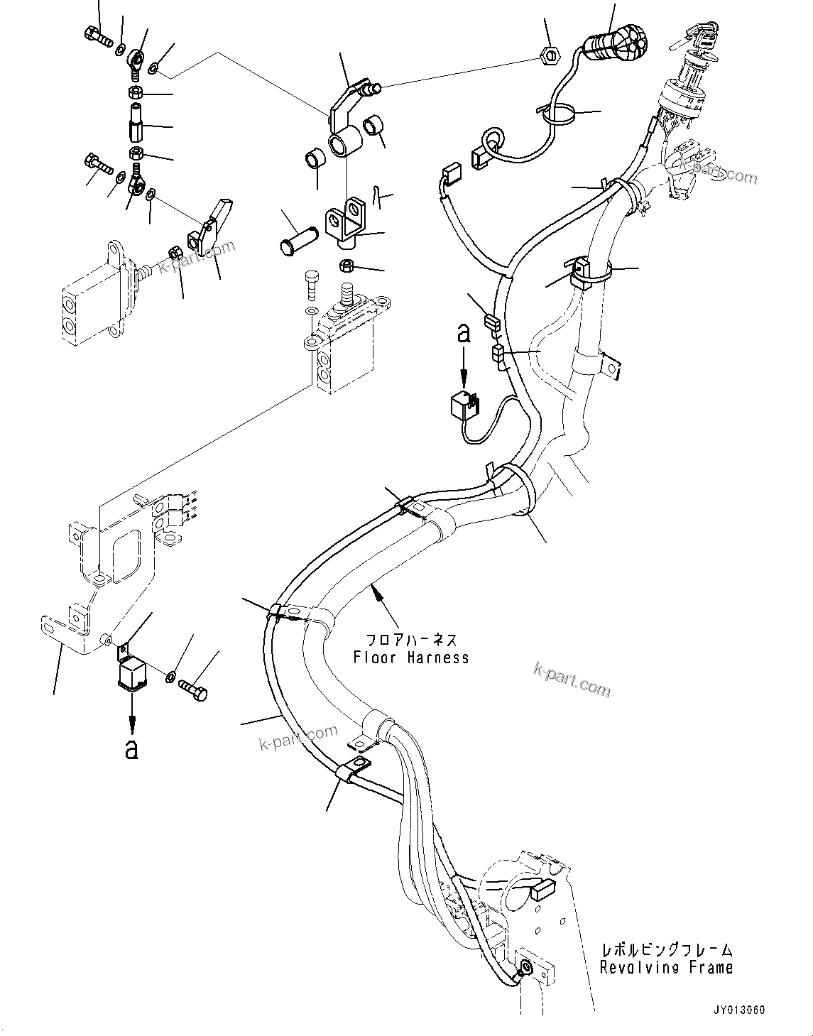 Komatsu parts book diagram for PC55MR-3 S/N 15001-UP: МЫ ? МЪ ?С, МЮЪ ?ДЮ ‘ЂЌм ЪКЮ ? (КЯЬ ?  ?ЭёЮЩ КЯЬ ? БЩД МЮЪ ?ДЮ •T)(#15001-16000)