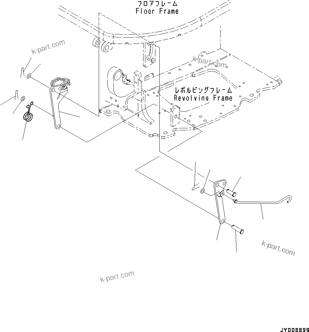 Komatsu parts book diagram for PC55MR-3 S/N 15001-UP: МЫ ? Ћж•T‚Ї, МЮЧ№ЇД ( ? ?ЙЛЯ—P)(#15427-19840)