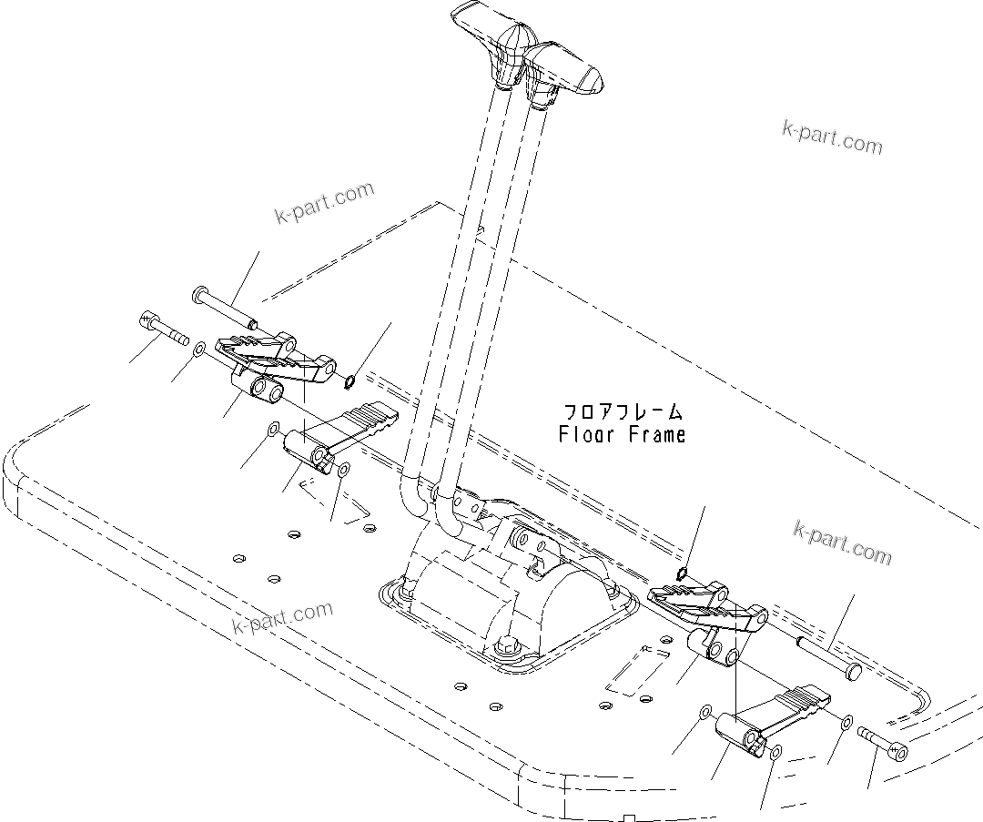 Komatsu parts book diagram for PC55MR-3 S/N 15001-UP: ‘–ЌSНЯАЮЩ, (#15001-)