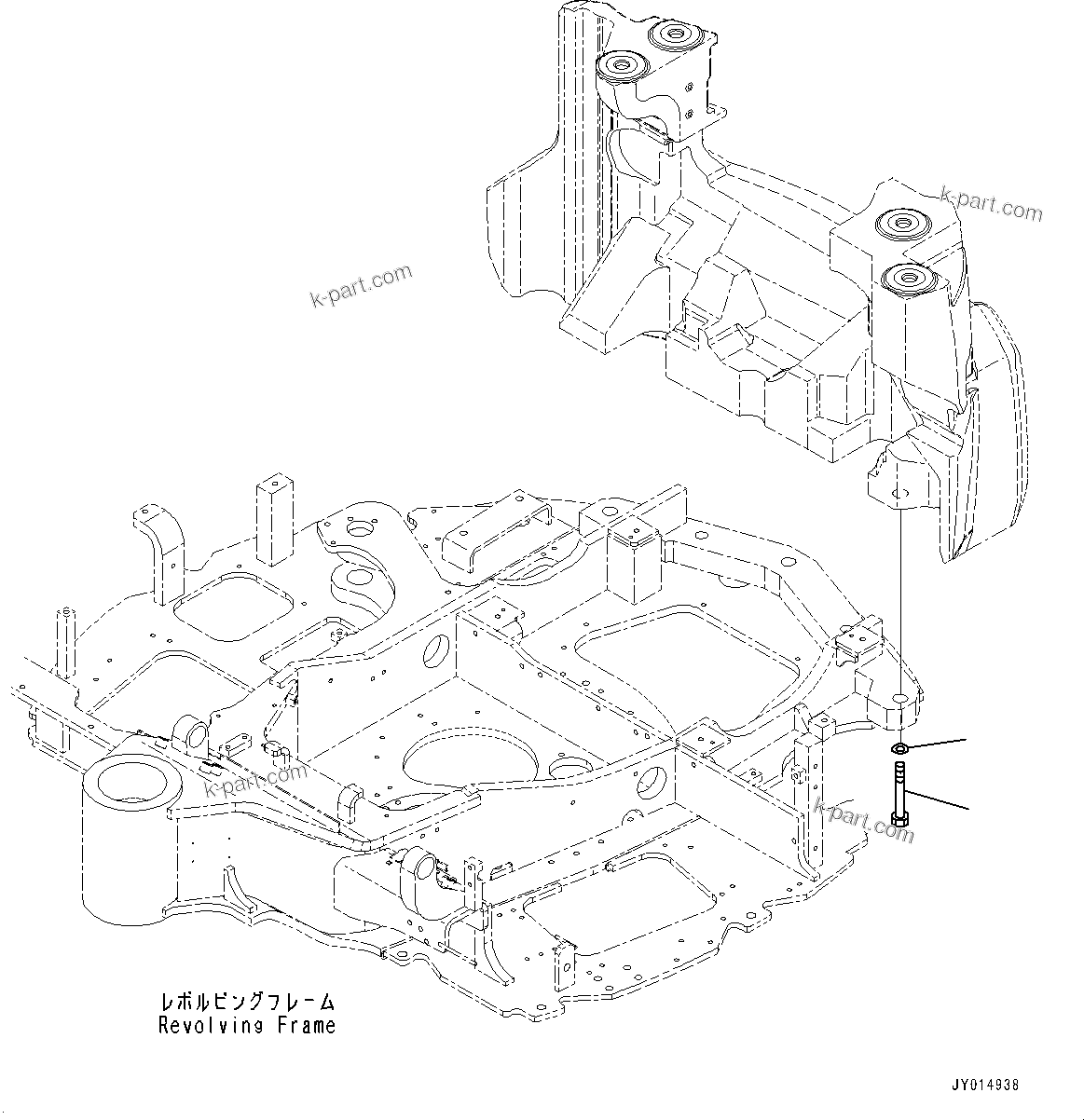 Komatsu parts book diagram for PC55MR-3 S/N 15001-UP: ?іЭАіґІД, АЭГЮС, Ћж•T‚ЇОЮЩД (‘ќ—К ?іЭАіґІД •T)(#15427-16000)