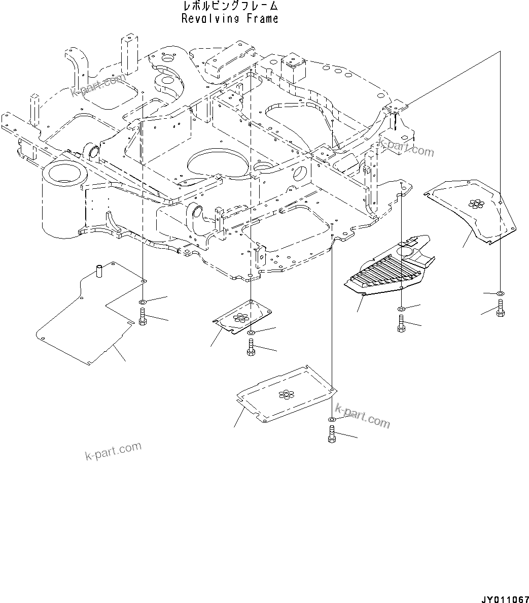 Komatsu parts book diagram for PC55MR-3 S/N 15001-UP: ?ЭАЮ  ?КЮ ?, (“ъ–{ —P)(#15001-18365)