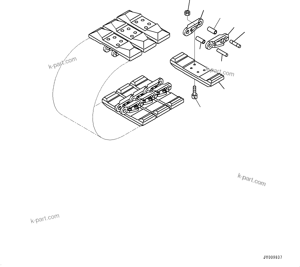 Komatsu parts book diagram for PC55MR-3 S/N 15001-UP: ДЧЇё ј ? ?  ?ѕЭМЮШ, ДЧЇё ј ? ? (Ы ?ДЮ ЧІЕ ј ? ?, 400MM•ќ)(#15001-)
