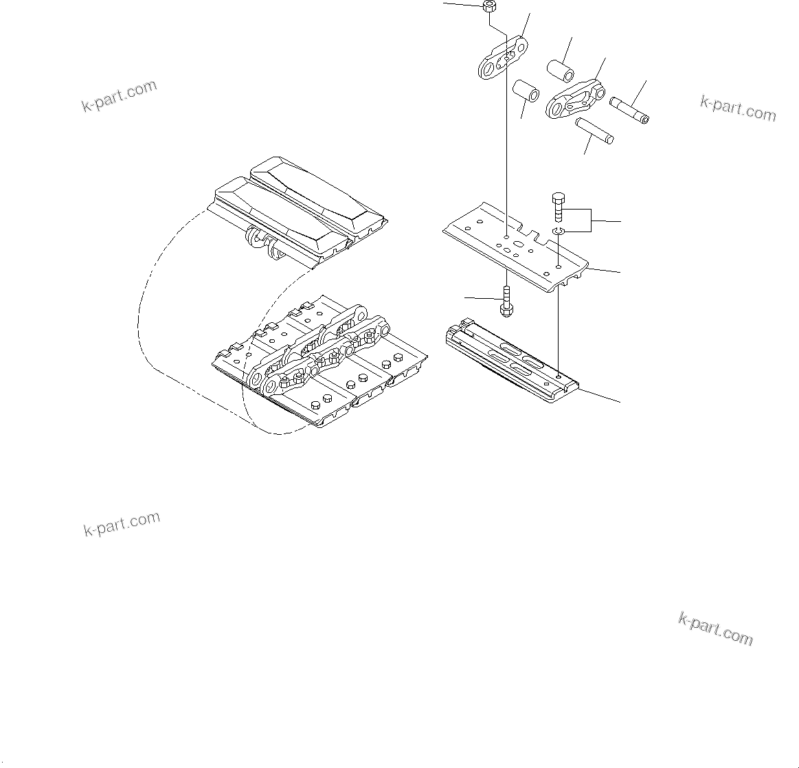 Komatsu parts book diagram for PC55MR-3 S/N 15001-UP: ДЧЇё ј ? ?  ?ѕЭМЮШ, ДЧЇё ј ? ? (MT КЯЇДЮ ј ? ?, 400MM •ќ)(#15001-)