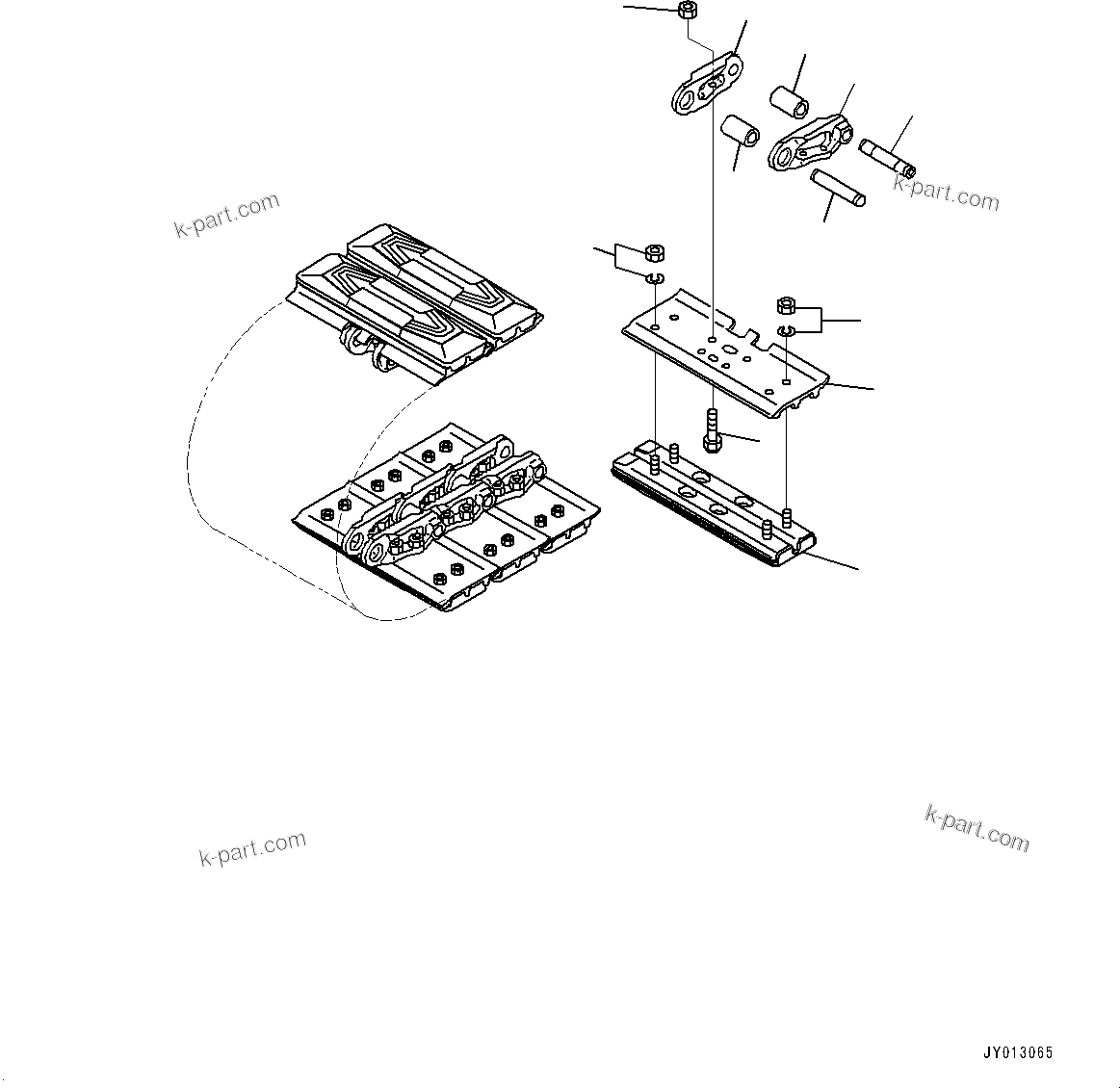 Komatsu parts book diagram for PC55MR-3 S/N 15001-UP: ДЧЇё ј ? ?  ?ѕЭМЮШ, ДЧЇё ј ? ? ( ? ?Д КЯЇДЮ ј ? ?, 400MM •ќ)(#15001-)