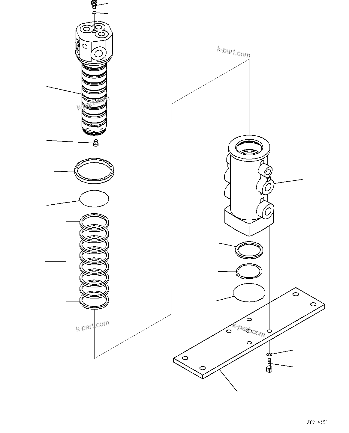 Komatsu parts book diagram for PC55MR-3 S/N 15001-UP: ДЧЇё МЪ ?С, ЅІНЮЩ јЮ ?ІЭД Ќ\ђ ?•”•I(#15401-16000)