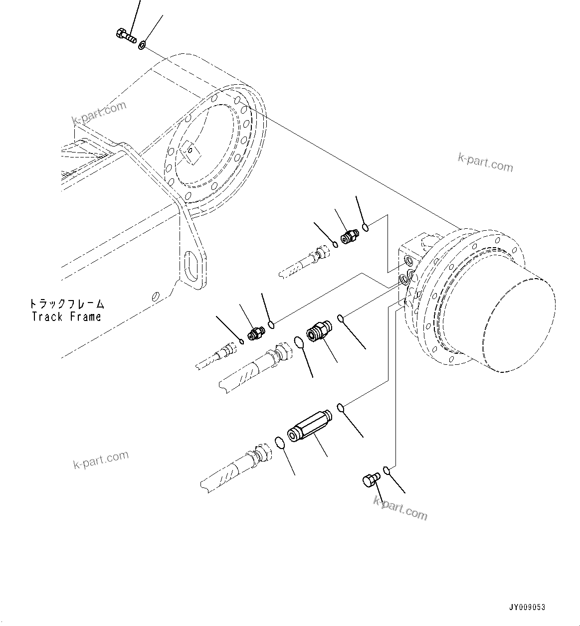 Komatsu parts book diagram for PC55MR-3 S/N 15001-UP: ДЧЇё МЪ ?С, єИёГЁЭёЮ •”•I, ‘–ЌS”ZЉЗ(#15001-15400)