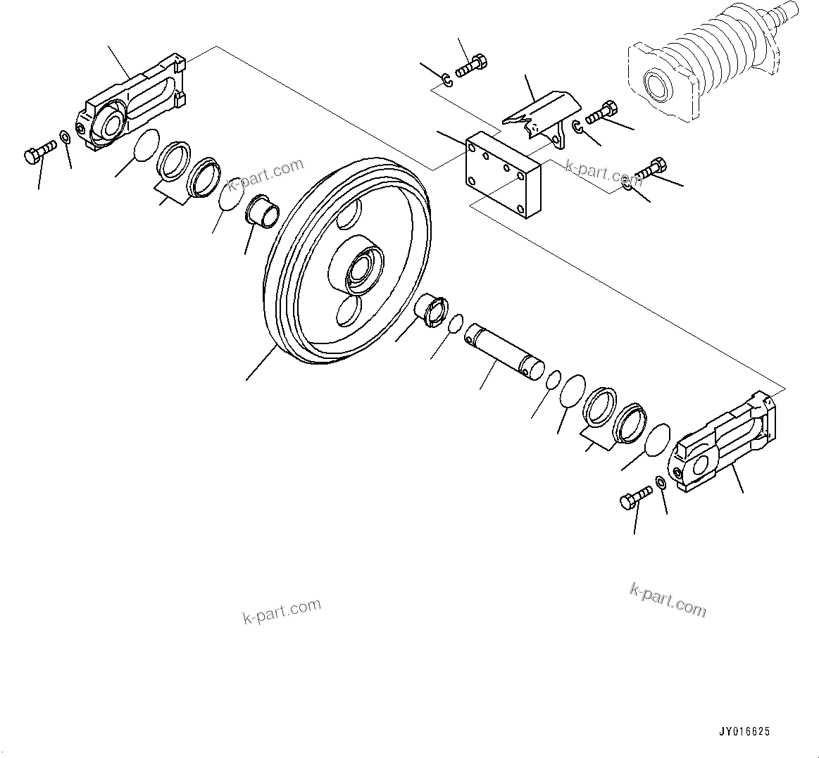 Komatsu parts book diagram for PC55MR-3 S/N 15001-UP: ДЧЇё МЪ ?С, МЫЭД  ?ІДЮЧ(#16501-)
