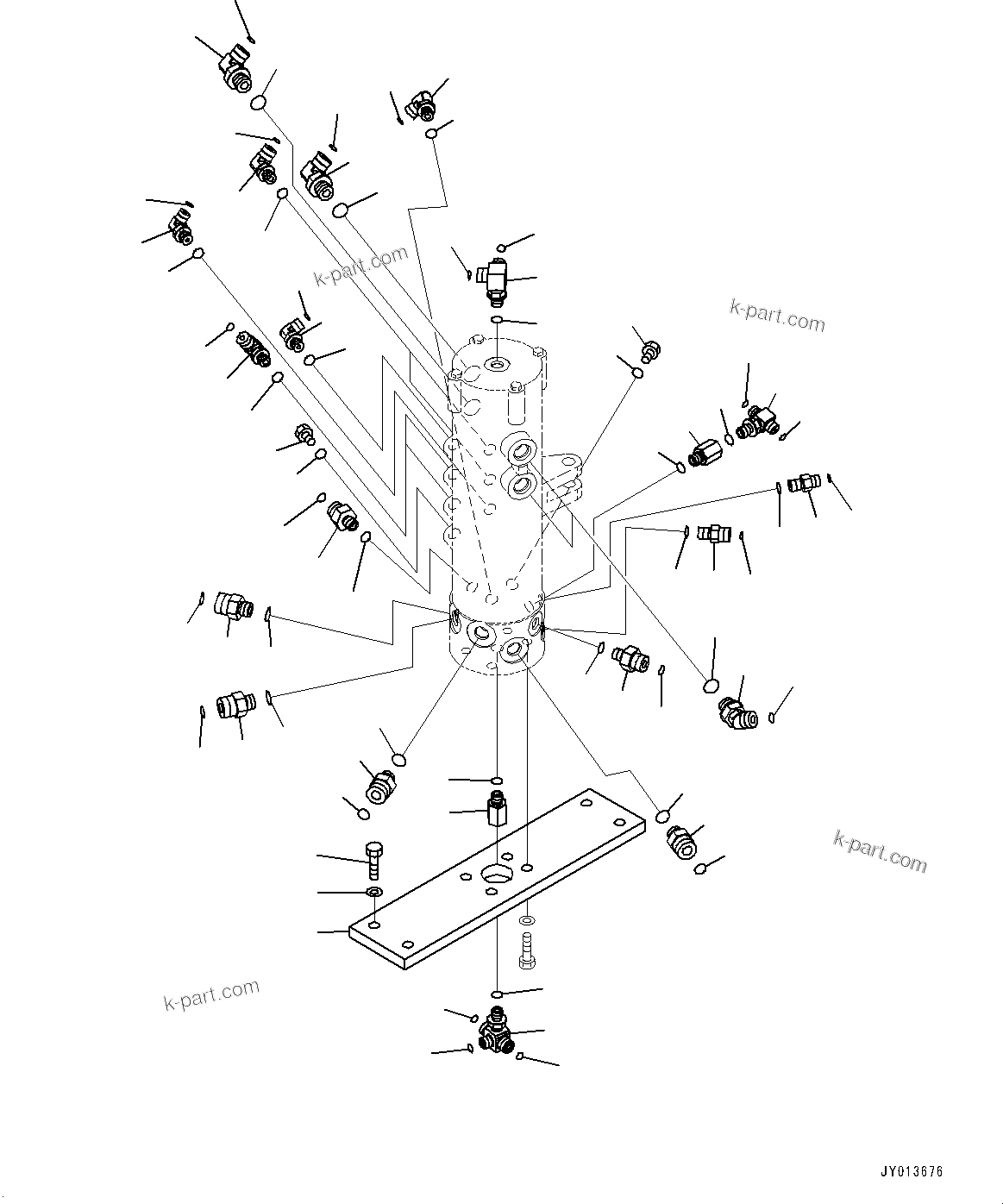 Komatsu parts book diagram for PC55MR-3 S/N 15001-UP: ДЧЇё МЪ ?С, єИёГЁЭёЮ •”•I, ЅІНЮЩ јЮ ?ІЭД (КЯЬ ?  ?ЭёЮЩ КЯЬ ? БЩД МЮЪ ?ДЮ)(#15401-)